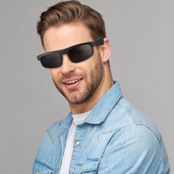 Smart Glasses, Polarized Bluetooth Sunglasses, Built-in Mic & Speakers, Voice Assistant, UV Protection Audio Sun Glass - Image 5